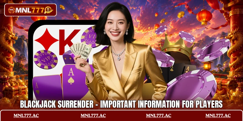 Blackjack Surrender - Important Information For Players