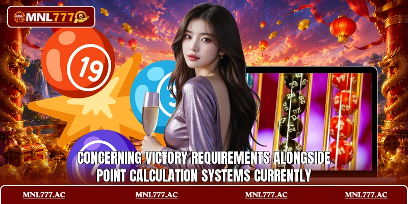 Concerning victory requirements alongside point calculation systems currently