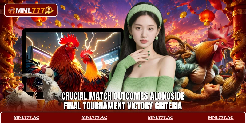 Crucial match outcomes alongside final tournament victory criteria