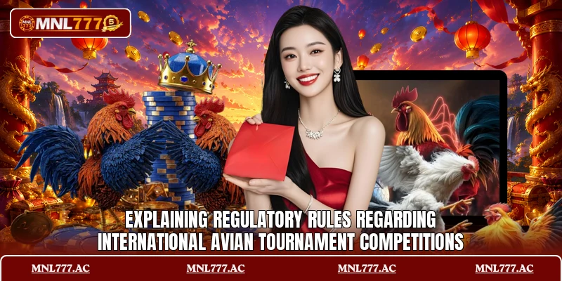 Explaining regulatory rules regarding international avian tournament competitions