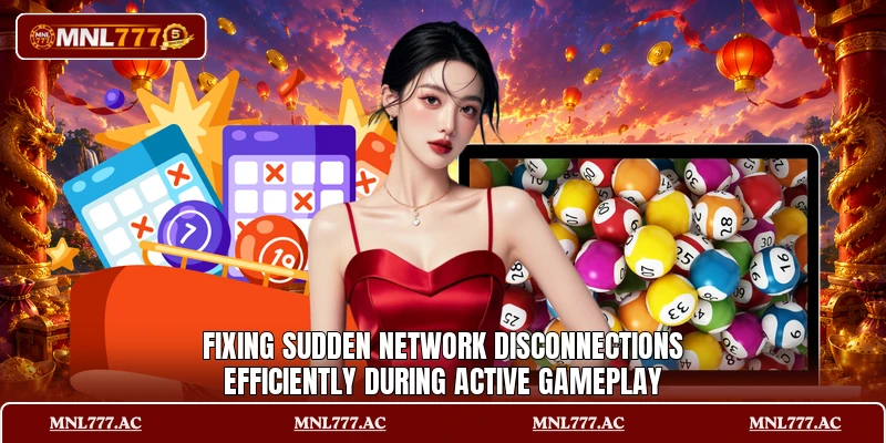 Fixing sudden network disconnections efficiently during active gameplay