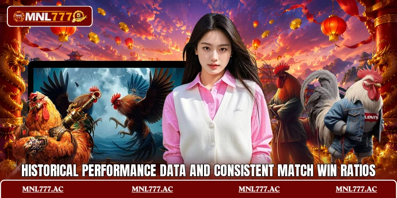 Historical performance data and consistent match win ratios