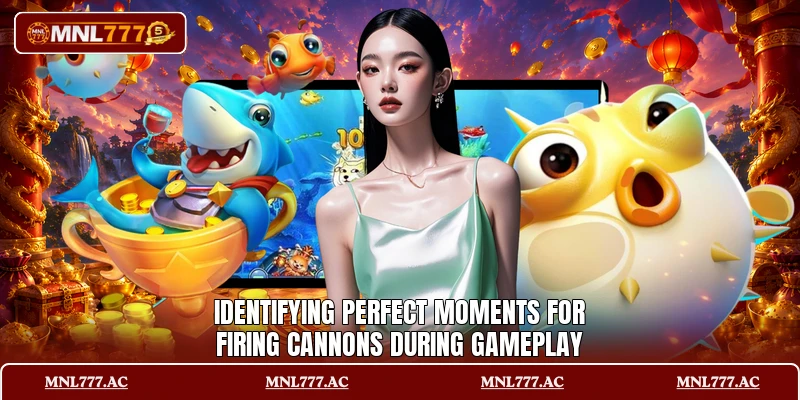 Identifying perfect moments for firing cannons during gameplay