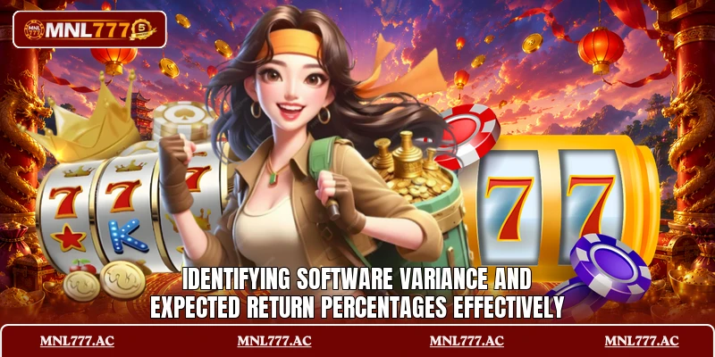 Identifying software variance and expected return percentages effectively