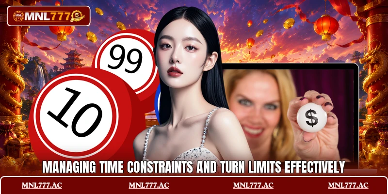 Managing time constraints and turn limits effectively