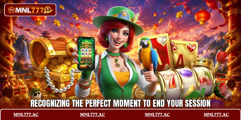 Recognizing the perfect moment to end your session