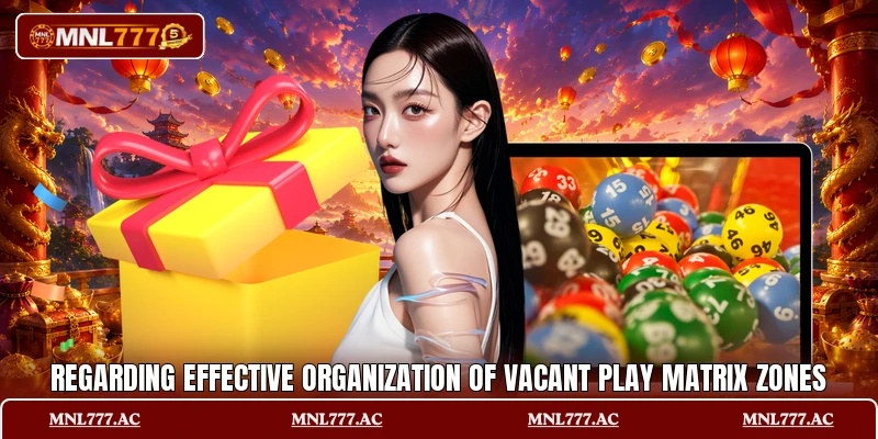 Regarding effective organization of vacant play matrix zones