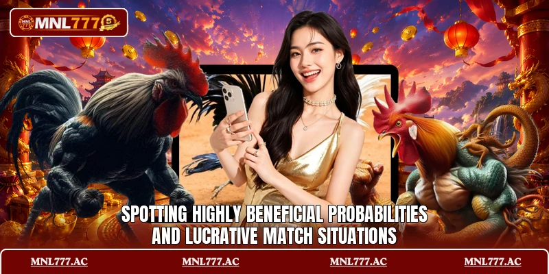 Spotting highly beneficial probabilities and lucrative match situations