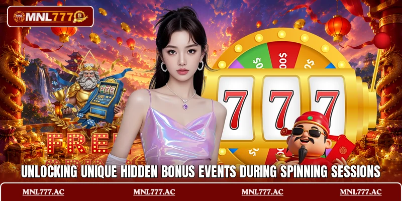 Unlocking unique hidden bonus events during spinning sessions